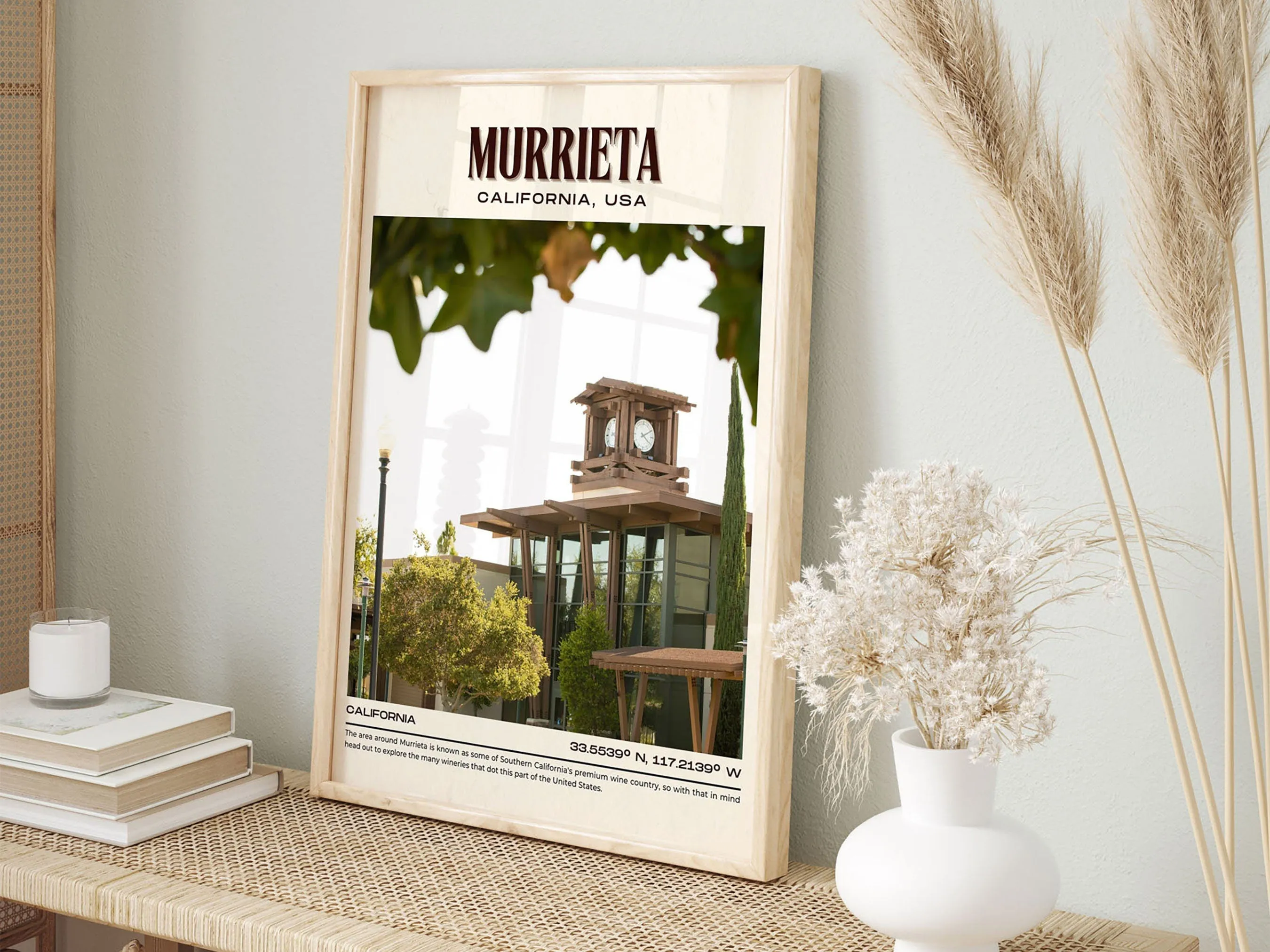 Murrieta Vintage Wall Art, California, USA
