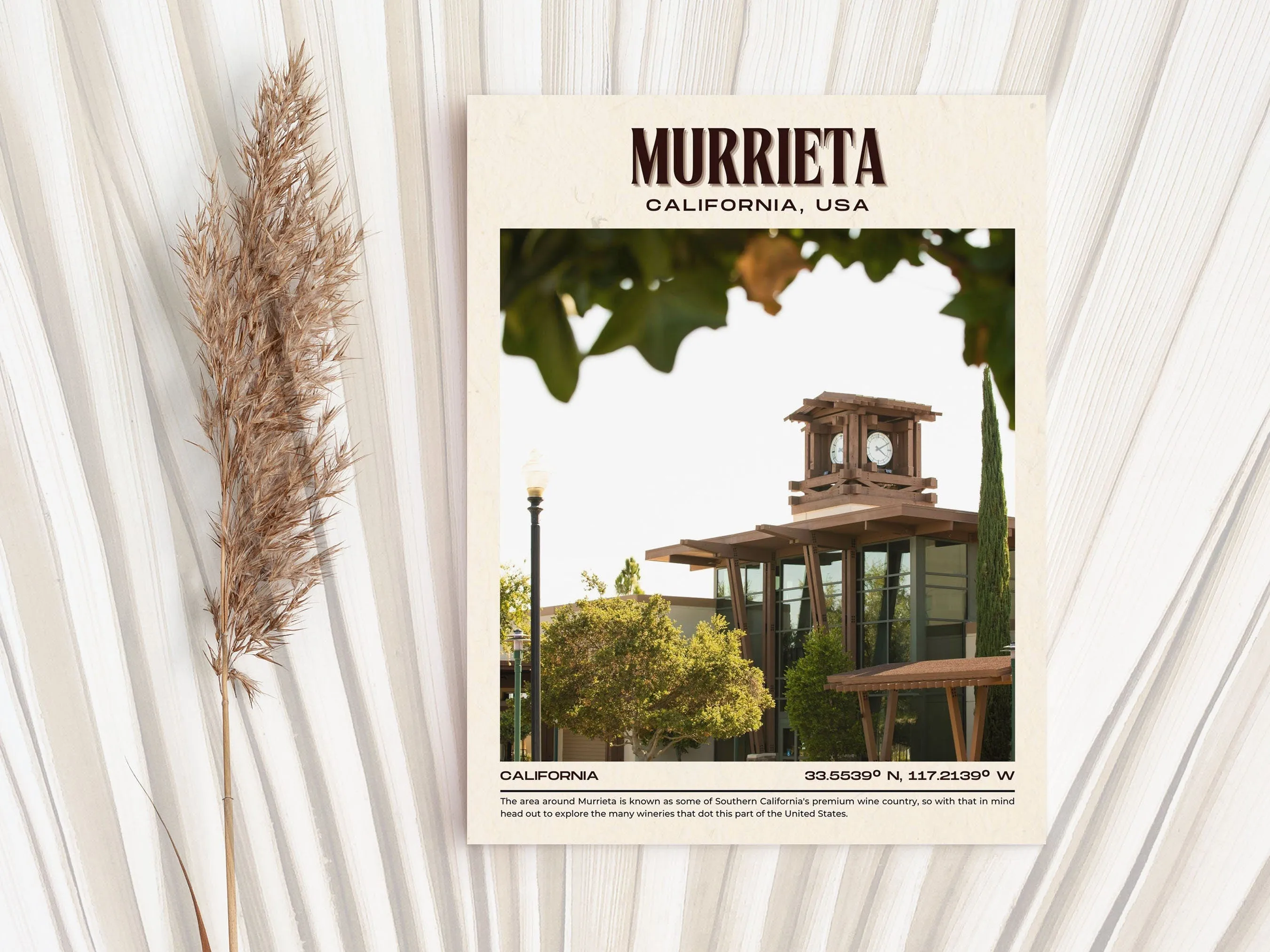 Murrieta Vintage Wall Art, California, USA