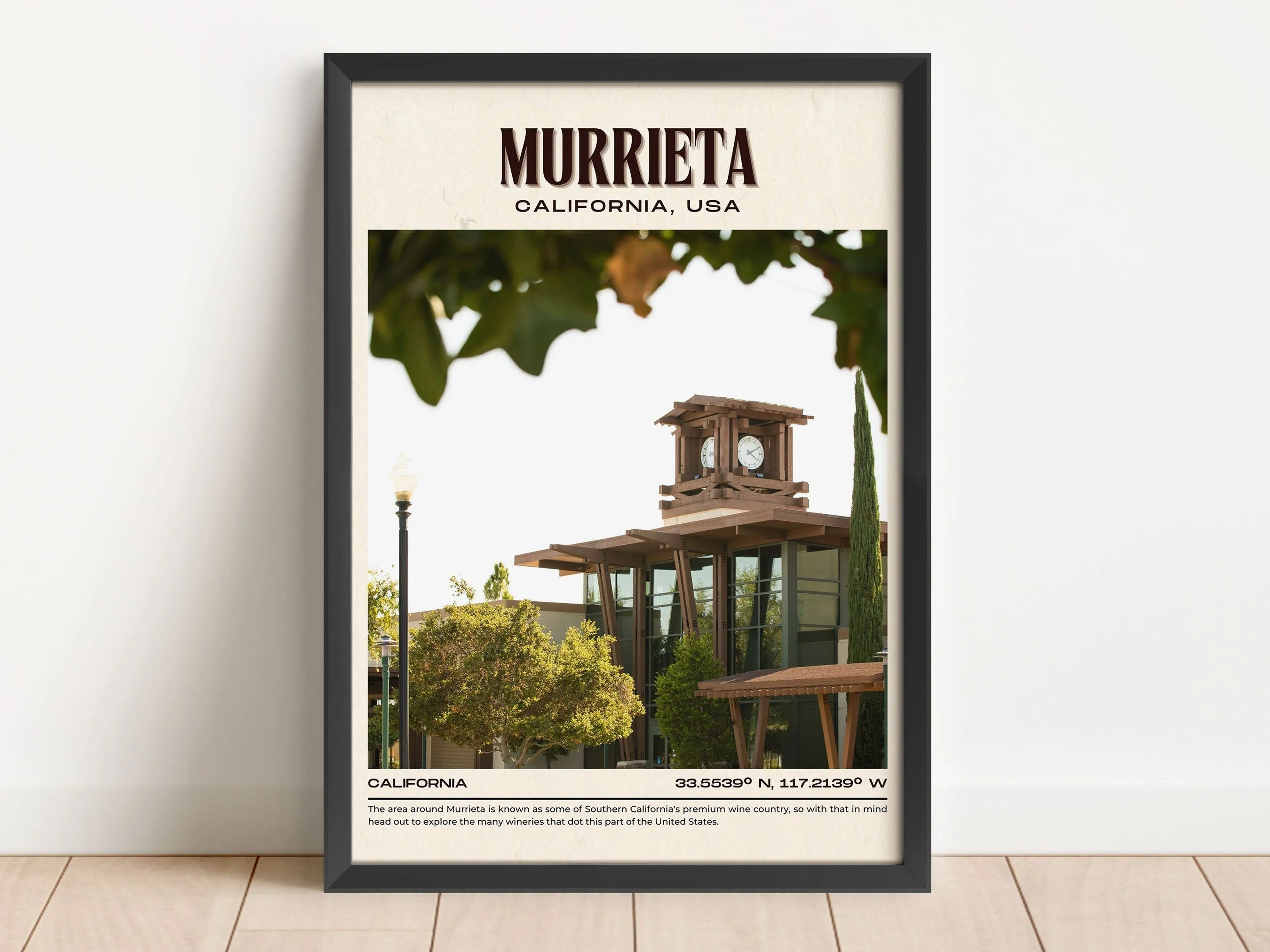 Murrieta Vintage Wall Art, California, USA