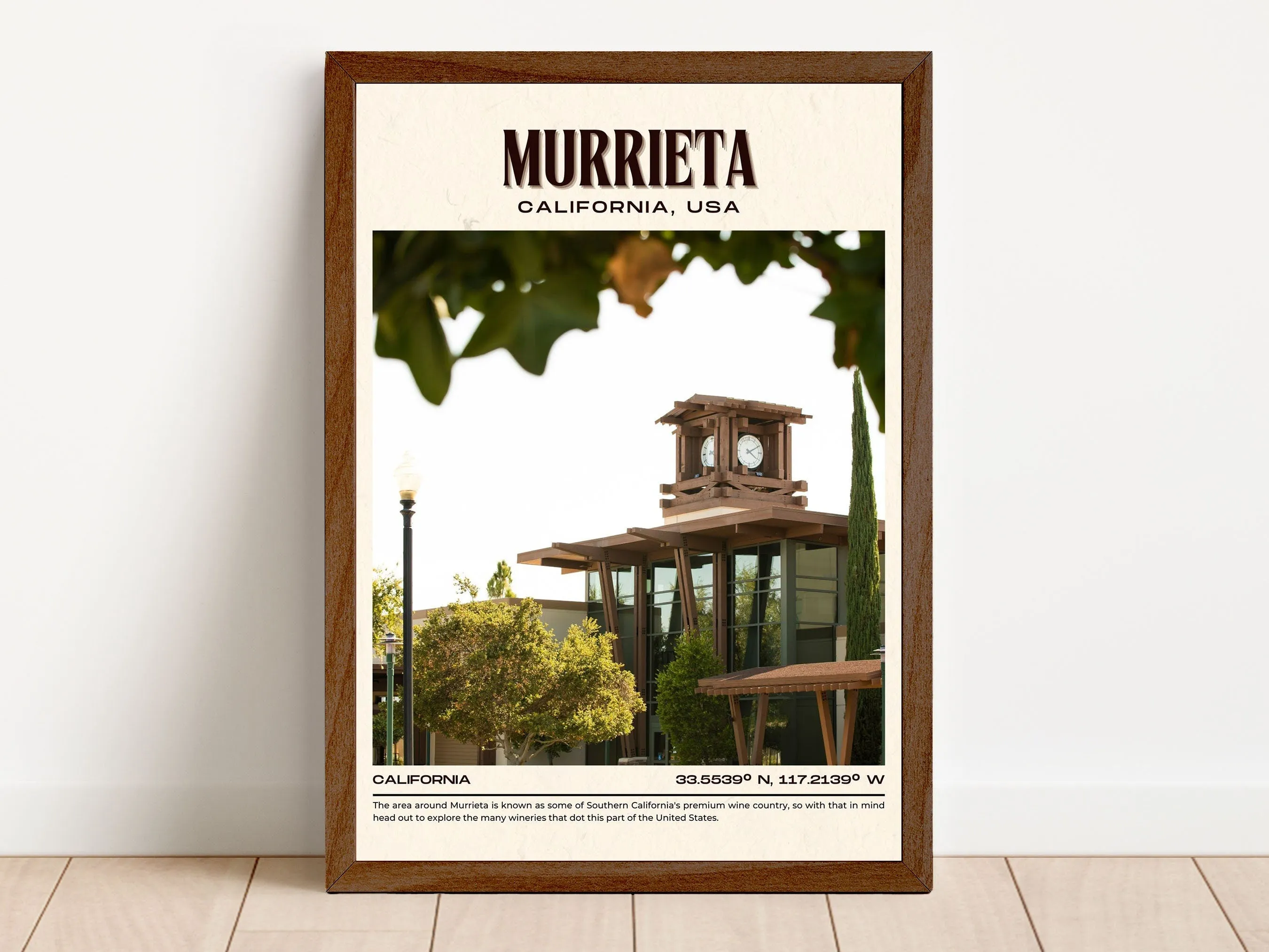 Murrieta Vintage Wall Art, California, USA