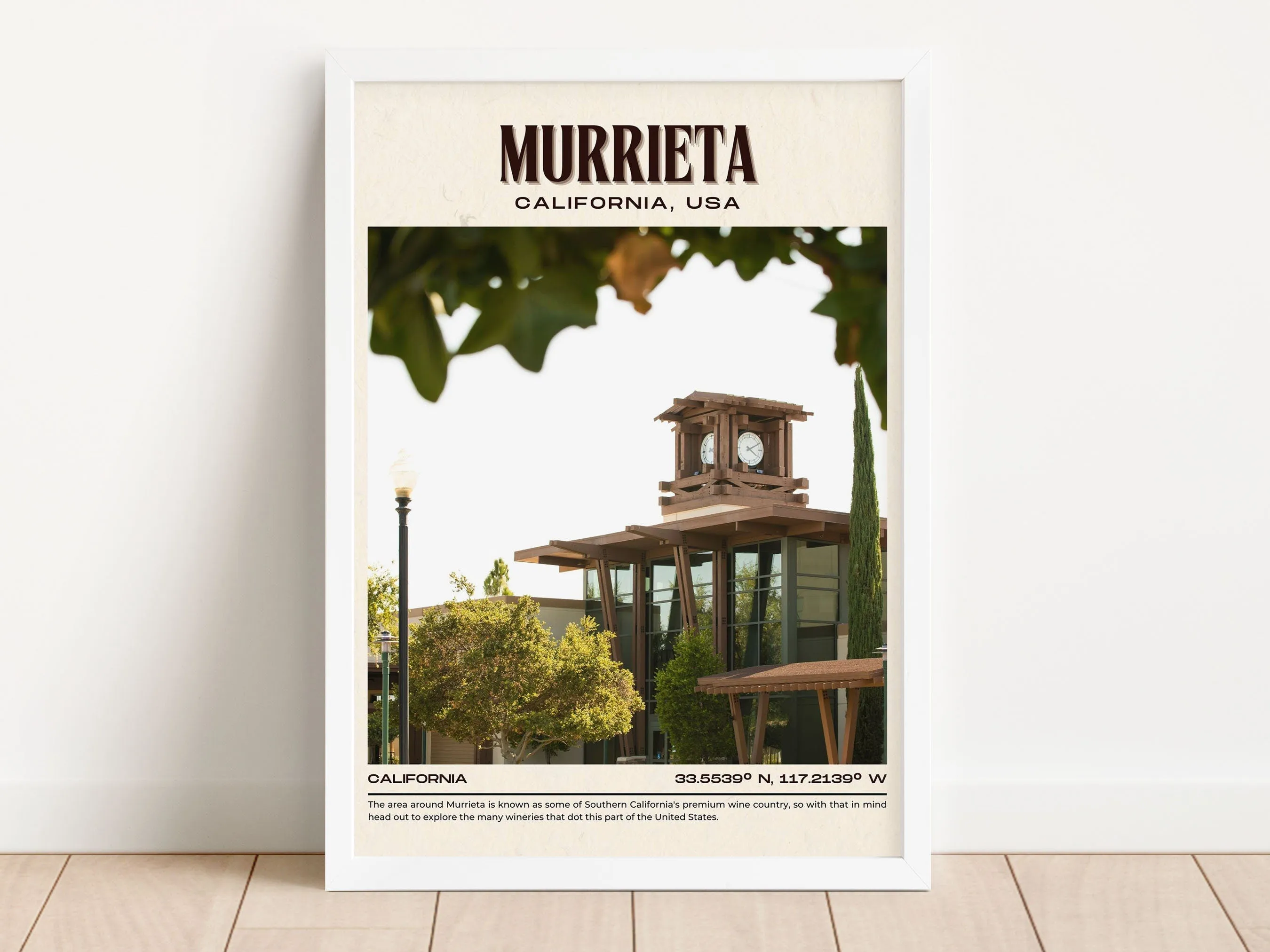 Murrieta Vintage Wall Art, California, USA