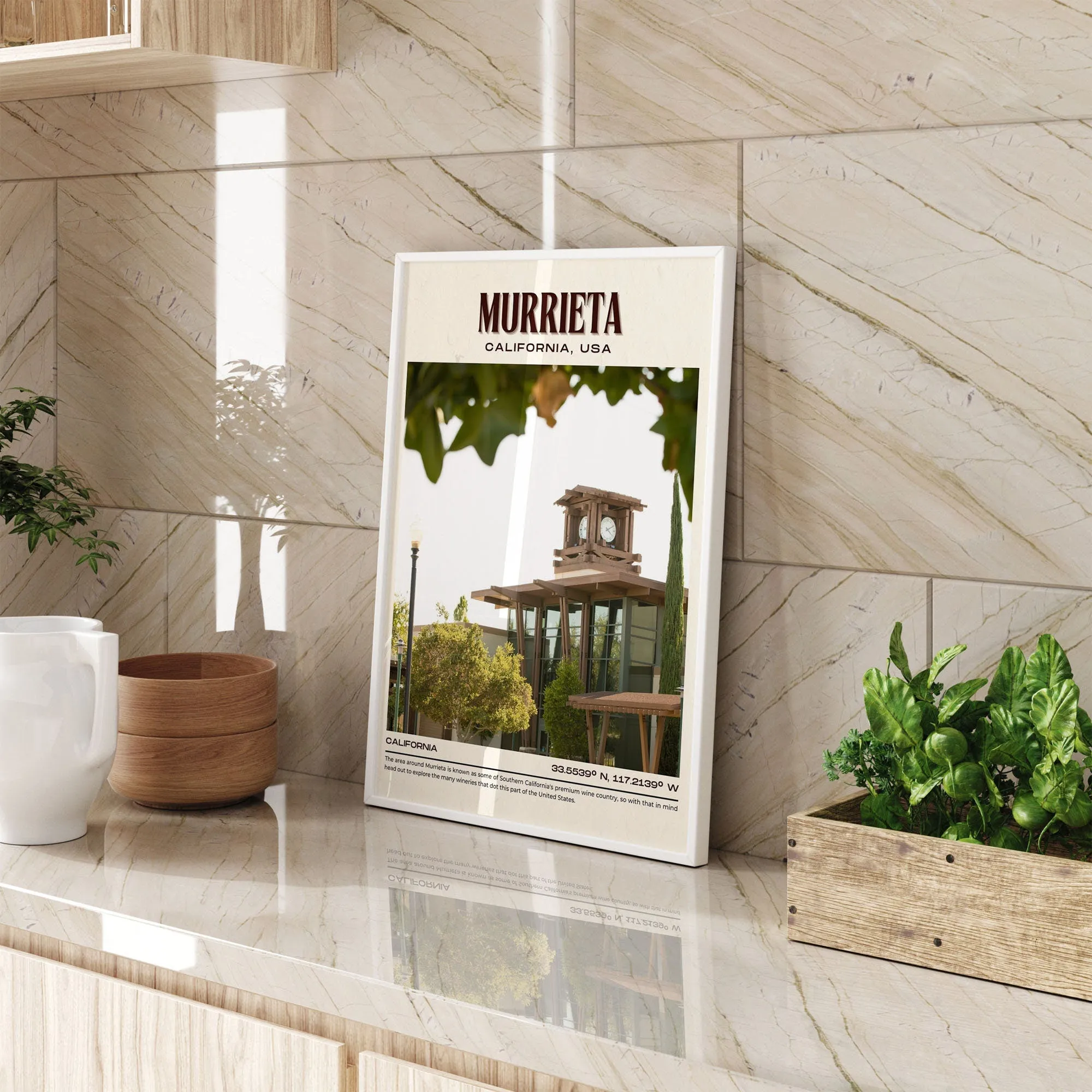 Murrieta Vintage Wall Art, California, USA