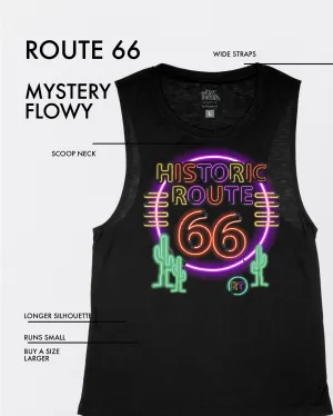 Mystery ROUTE 66 Design Flowy Tank