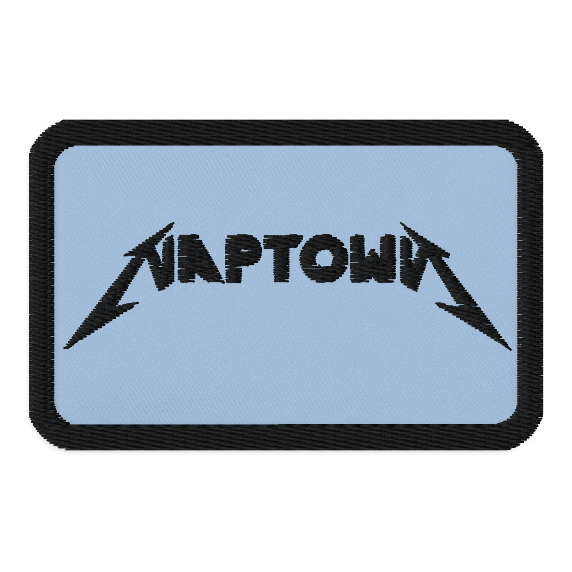 NAPTOWN Embroidered Patch 3.5"x2.25" - Black Font