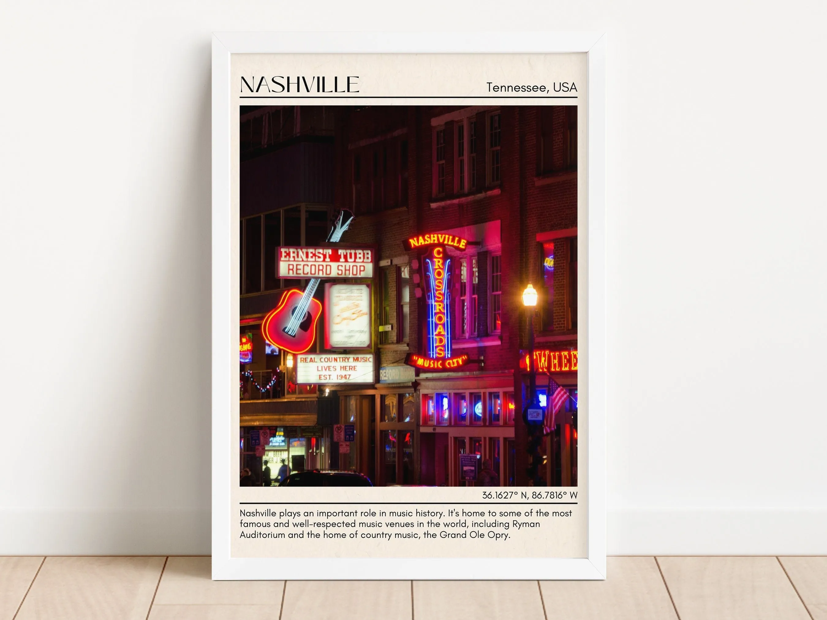 Nashville Wall Art, Tennessee, USA