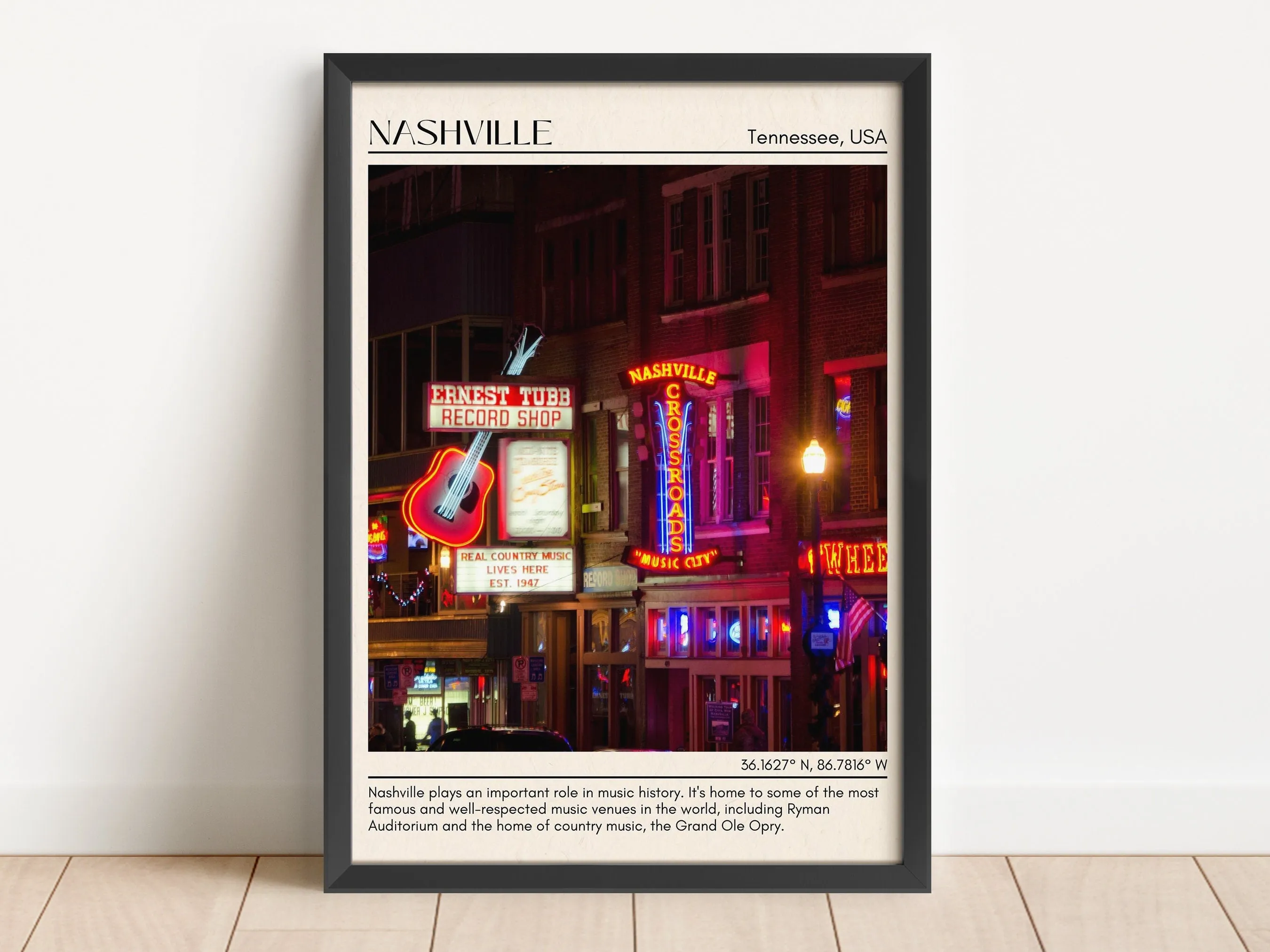 Nashville Wall Art, Tennessee, USA