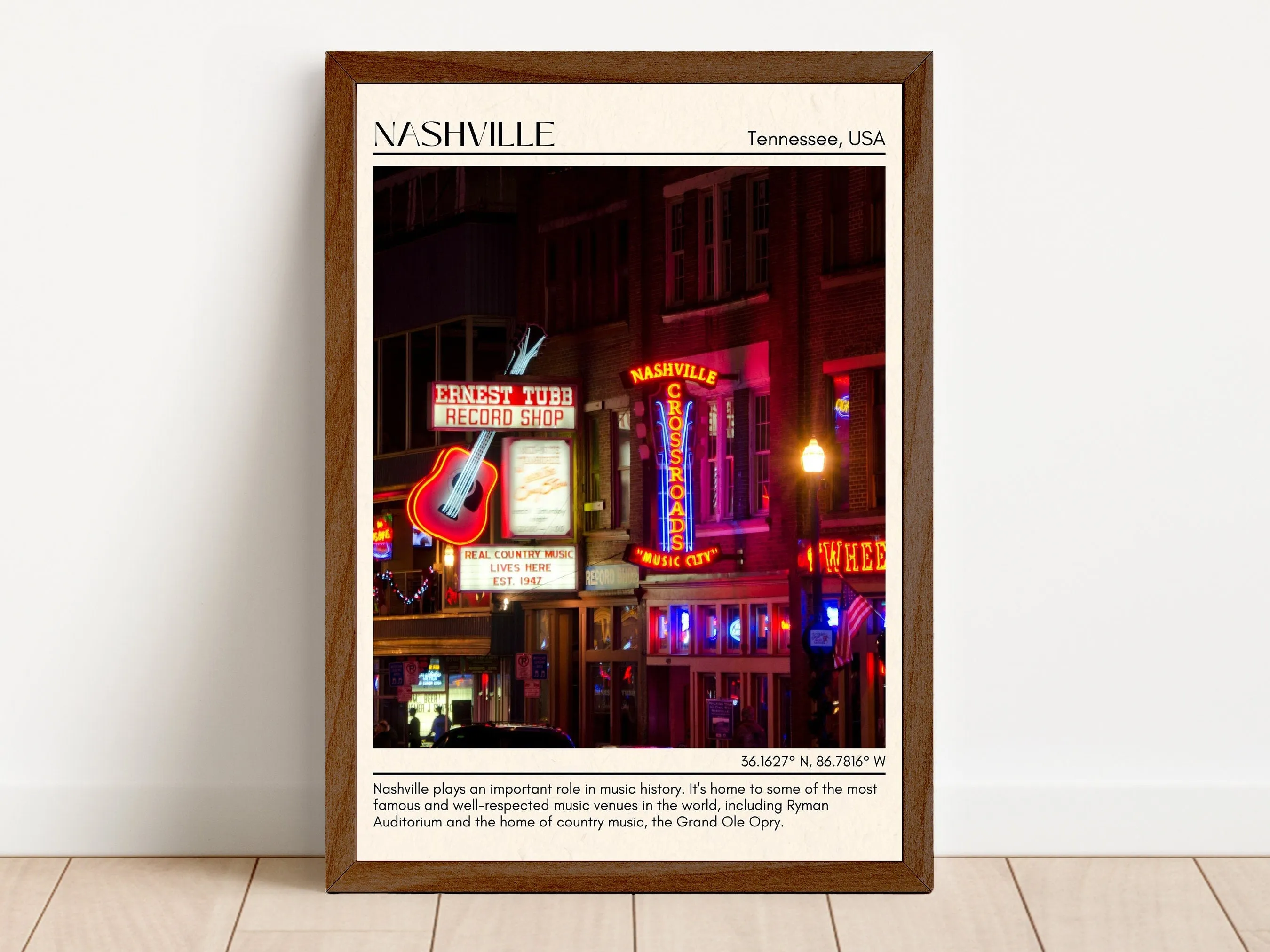 Nashville Wall Art, Tennessee, USA