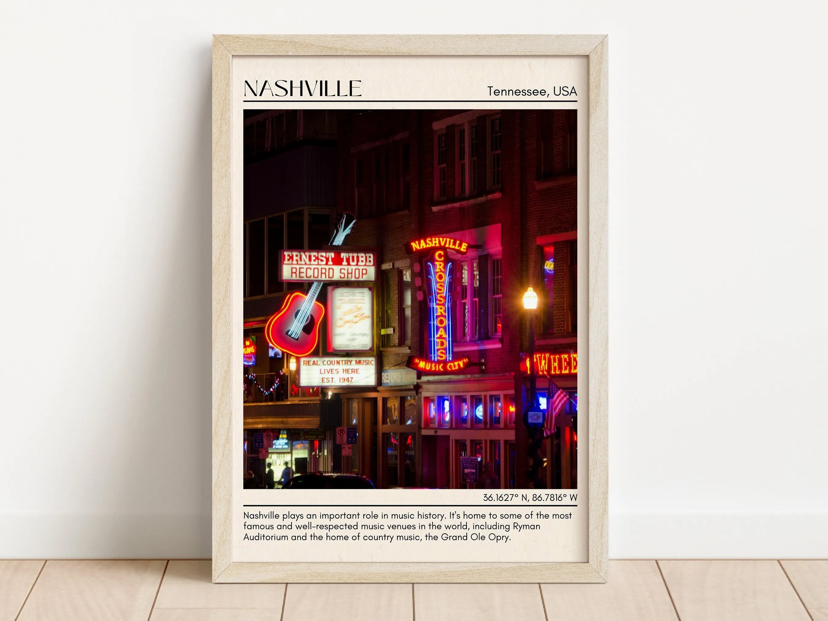 Nashville Wall Art, Tennessee, USA