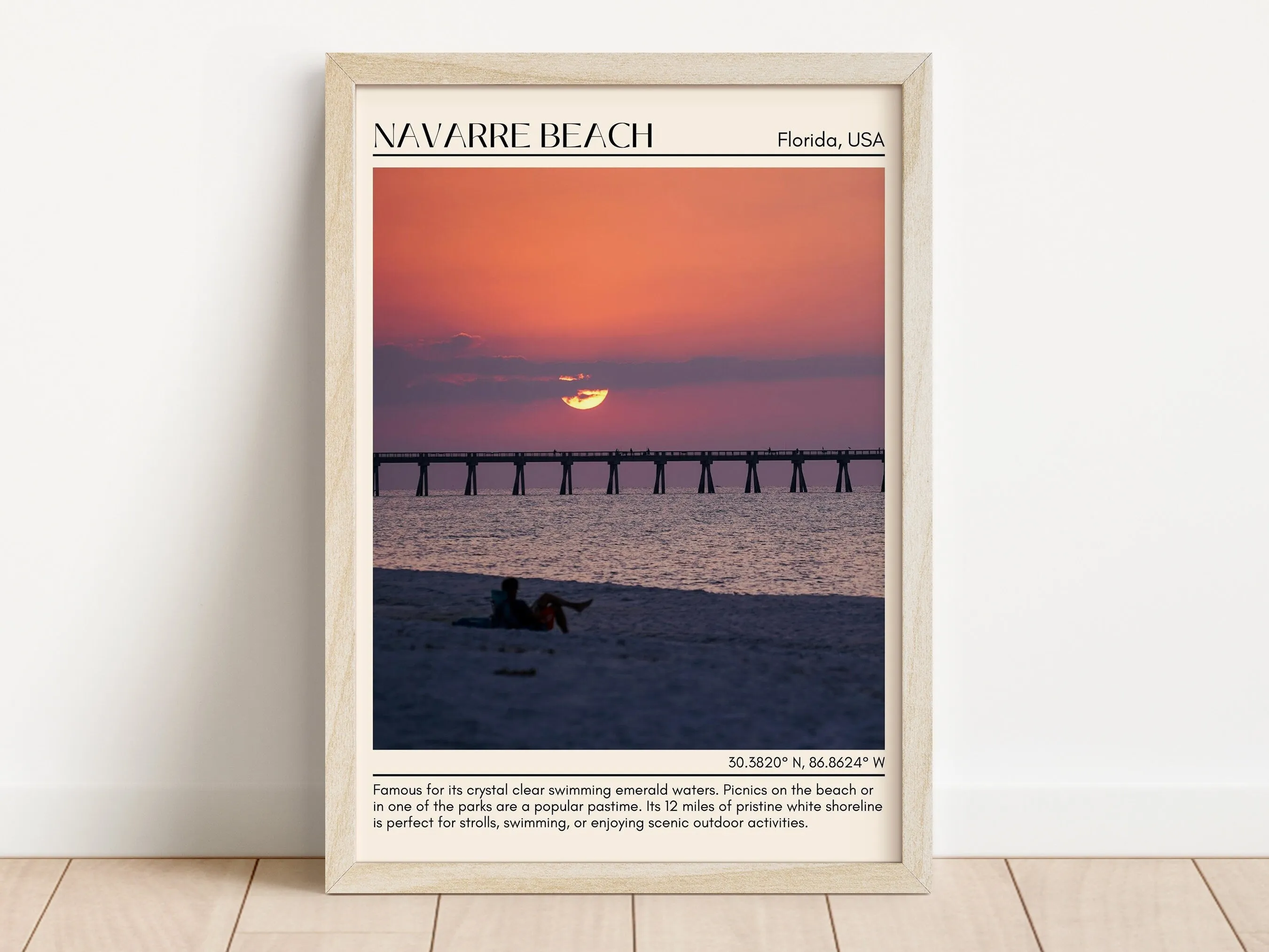 Navarre Beach Wall Canvas, USA