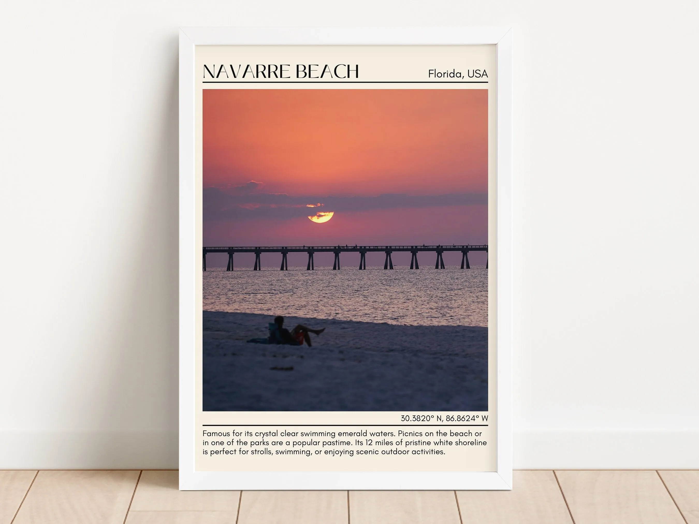 Navarre Beach Wall Canvas, USA