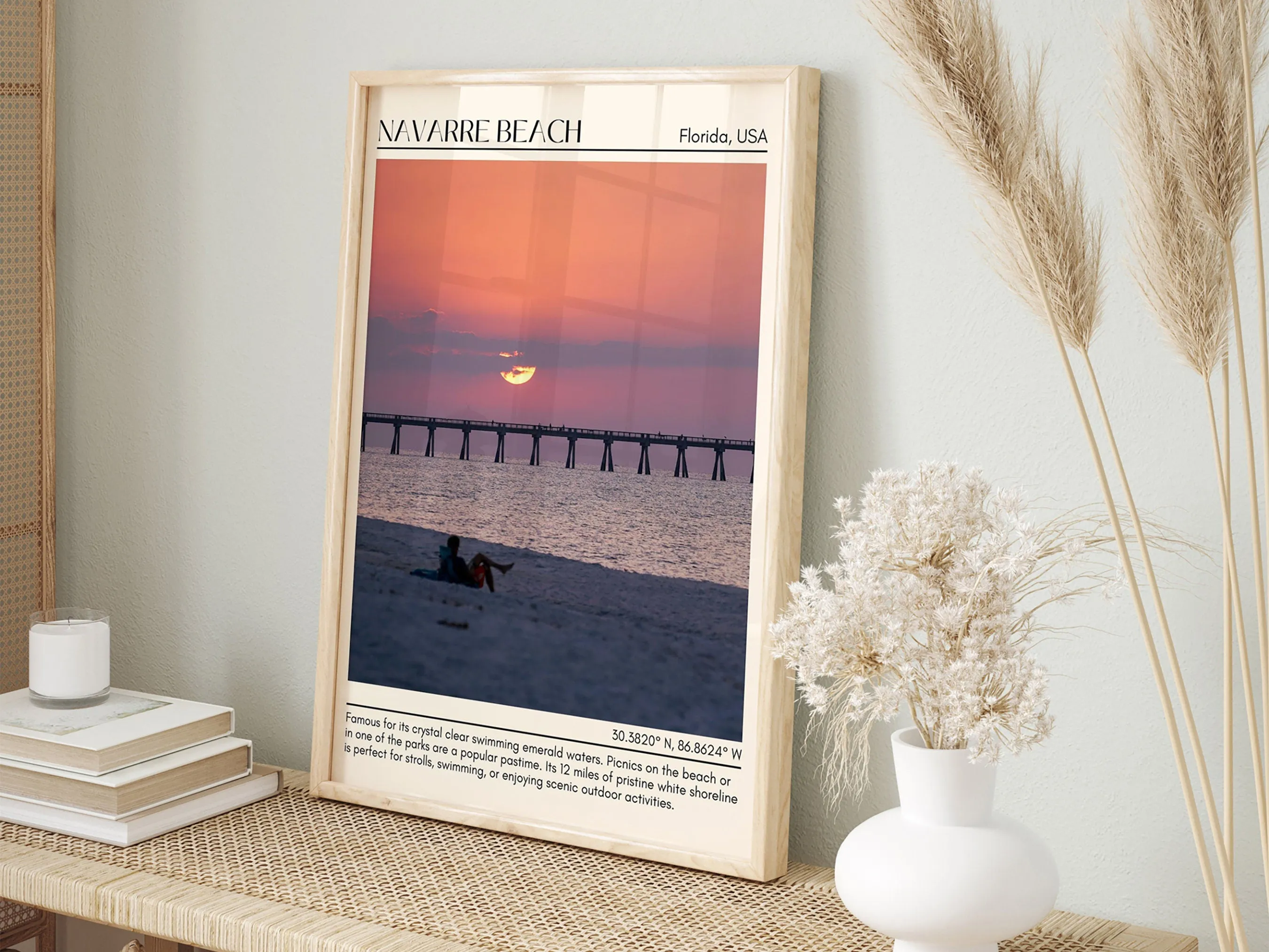 Navarre Beach Wall Canvas, USA