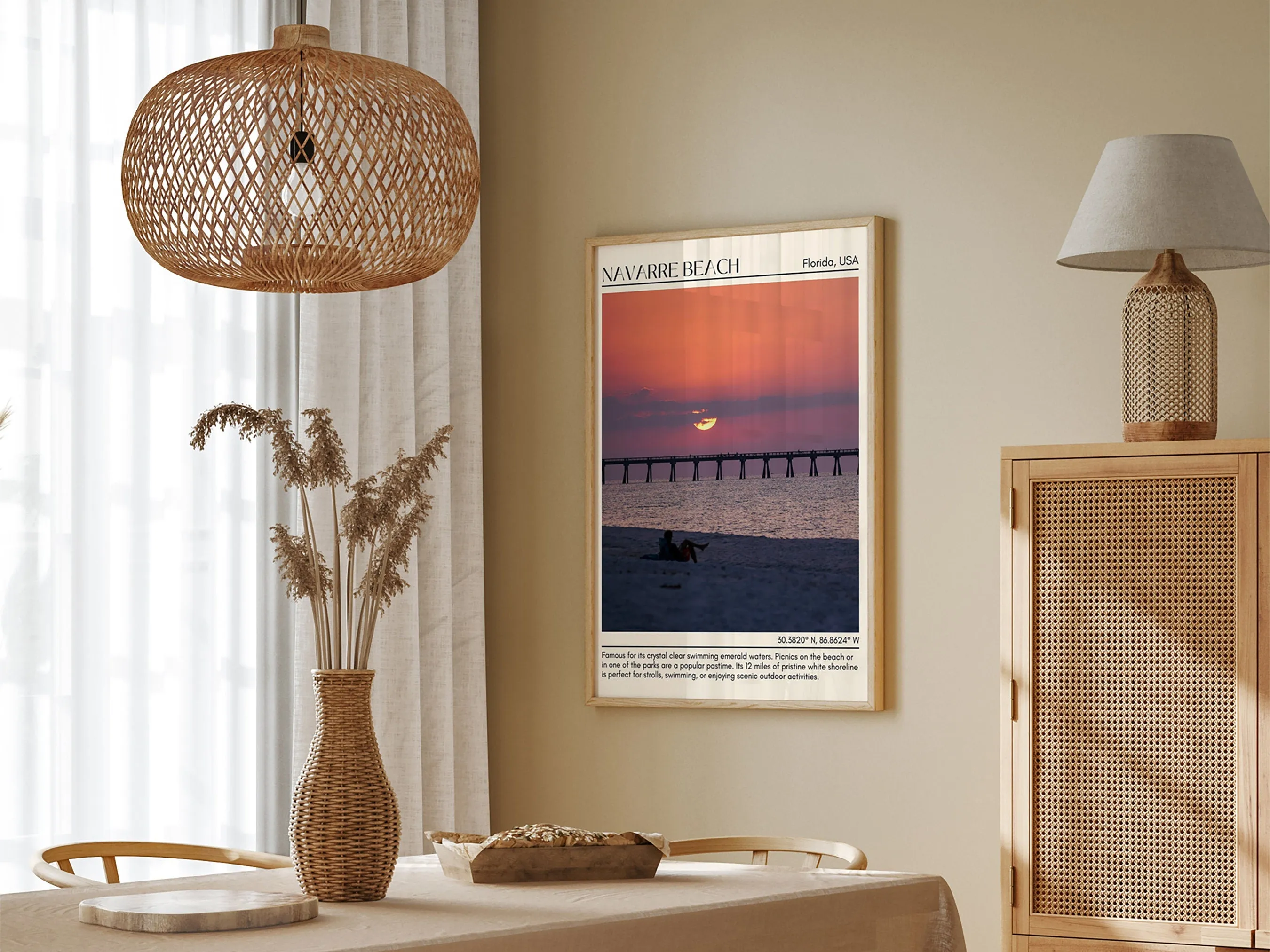 Navarre Beach Wall Canvas, USA