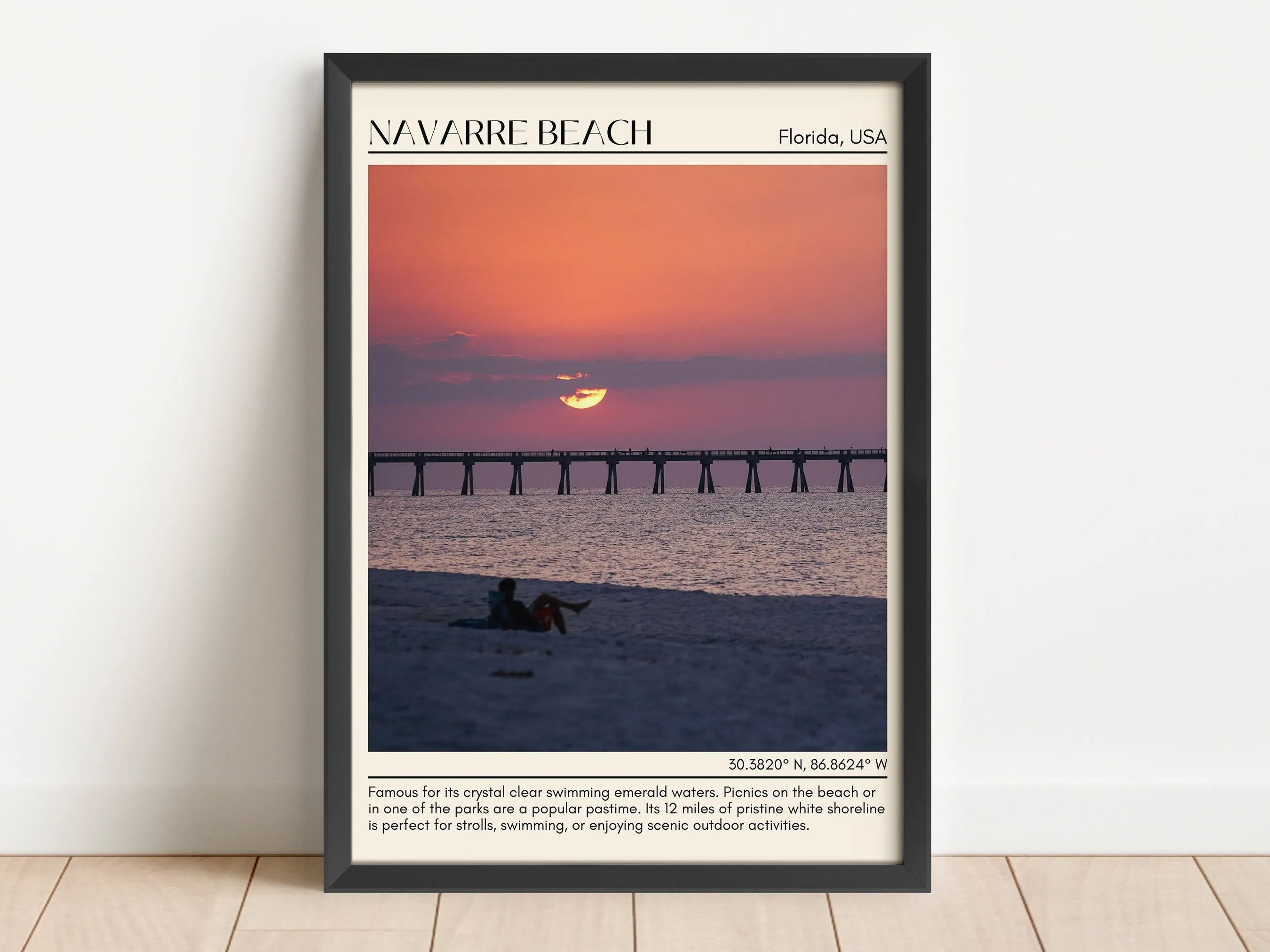 Navarre Beach Wall Canvas, USA