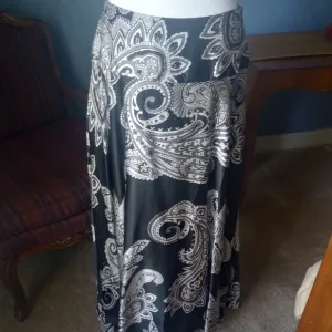 Neiman Marcus Exclusive Flowy Silk Maxi Skirt
