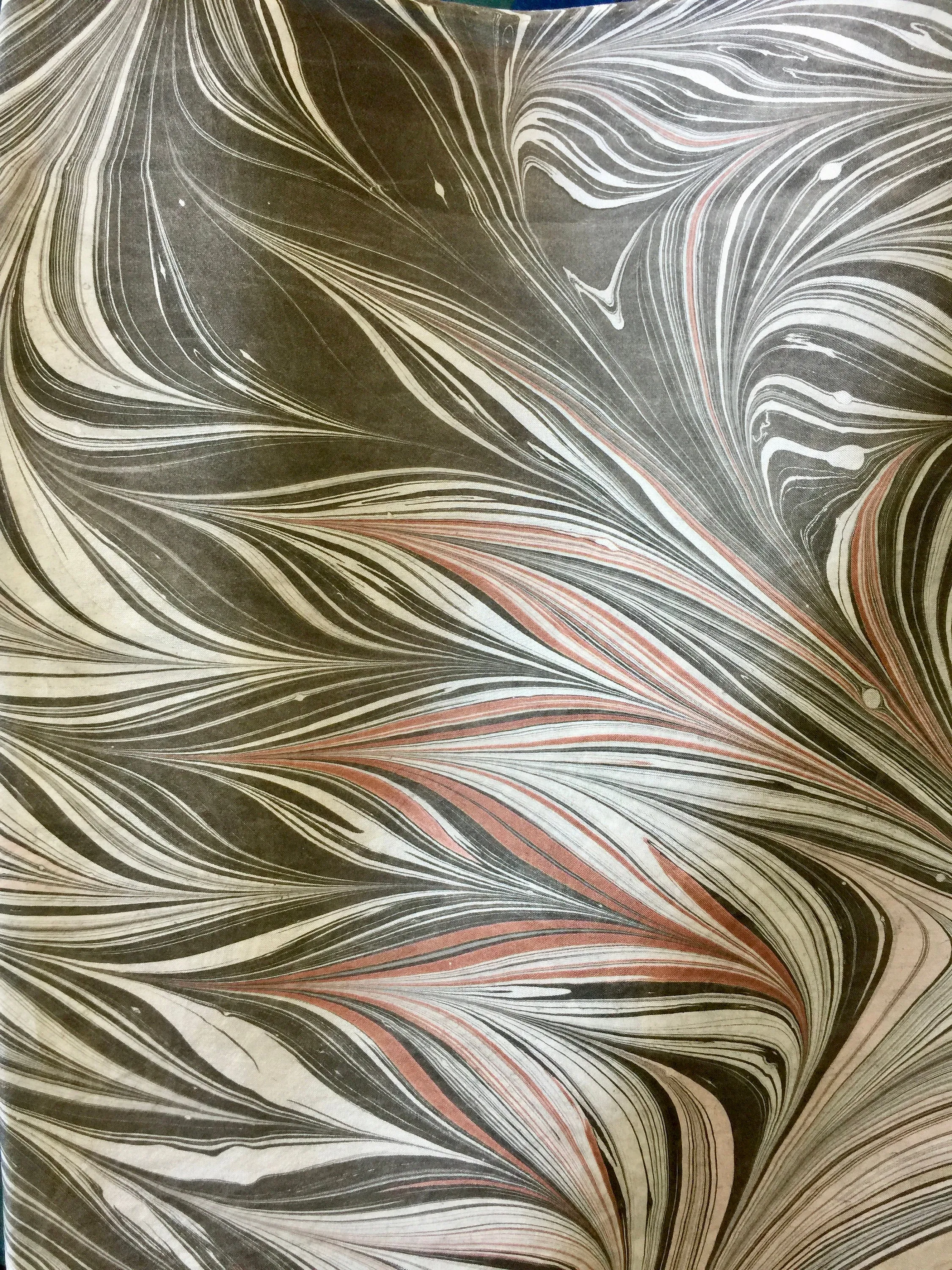 Neutral Flame Patterned Habotai Silk