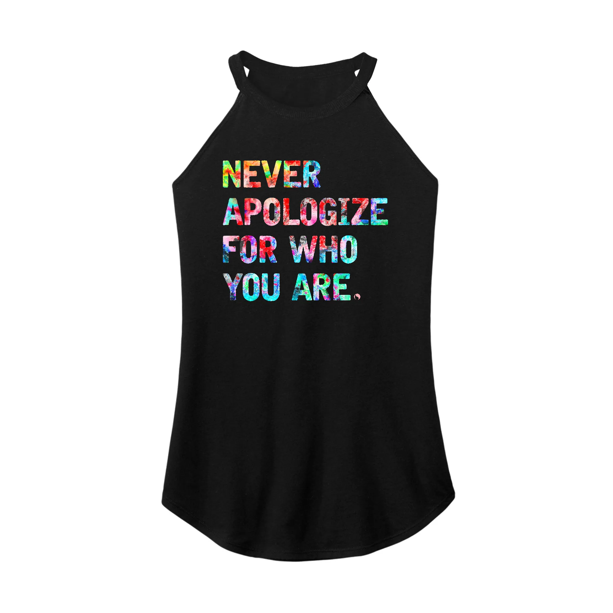 Never Apologize Rocker Tank Top