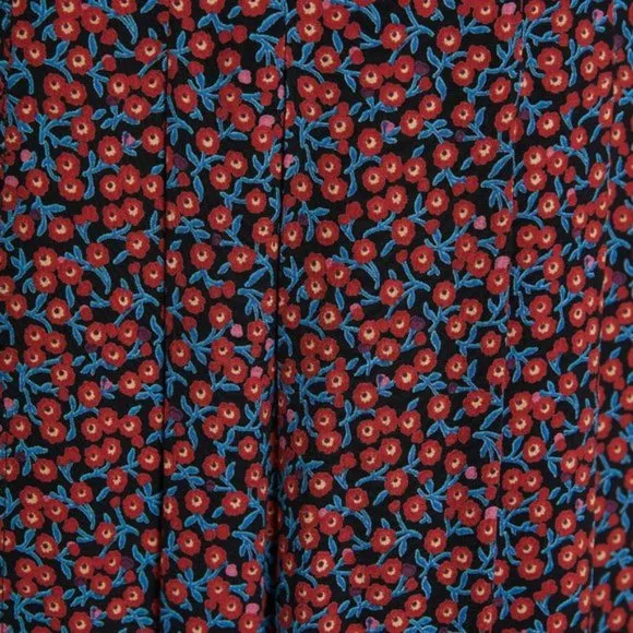 NEW Zara Floral Print Skirt with Vents