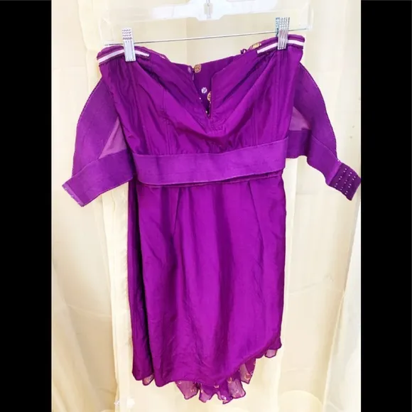 Nicole Miller Strapless Sweat heart Dress Sz: 8