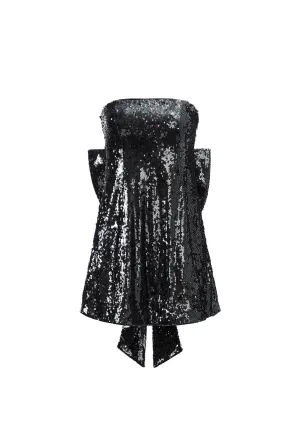 No.2: The Black Sequin Bow Dress