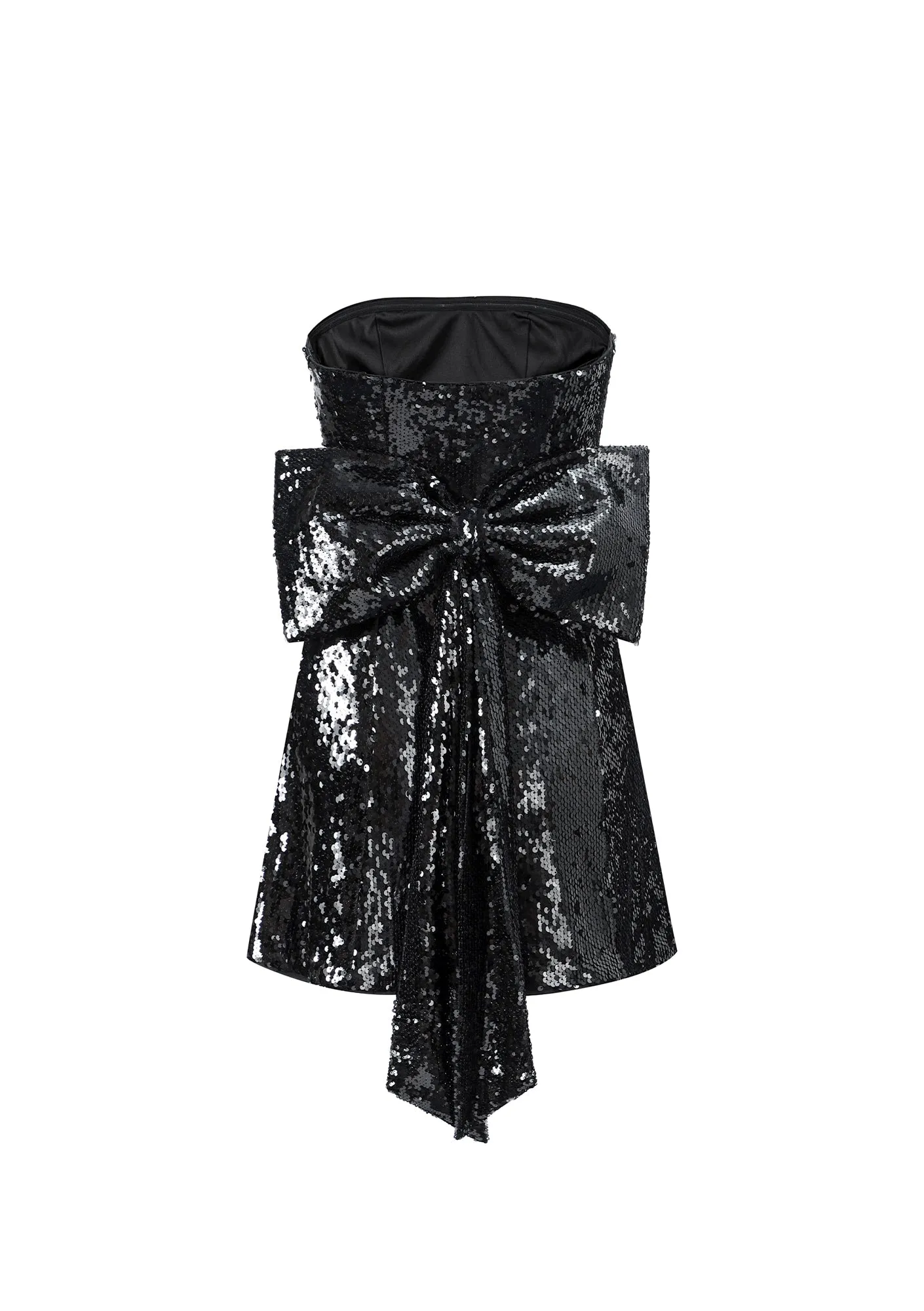 No.2: The Black Sequin Bow Dress