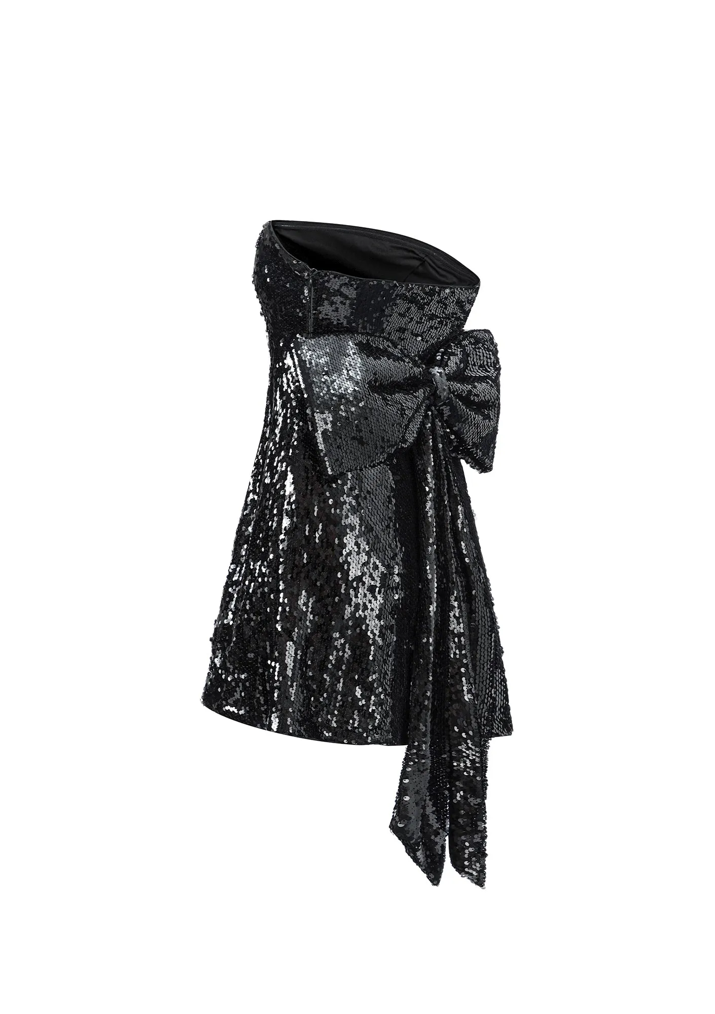 No.2: The Black Sequin Bow Dress
