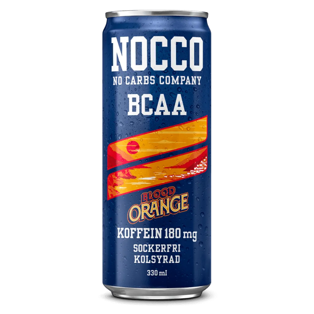 NOCCO BCAA Blood Orange - 24x330ml. (inkl. SE pant)
