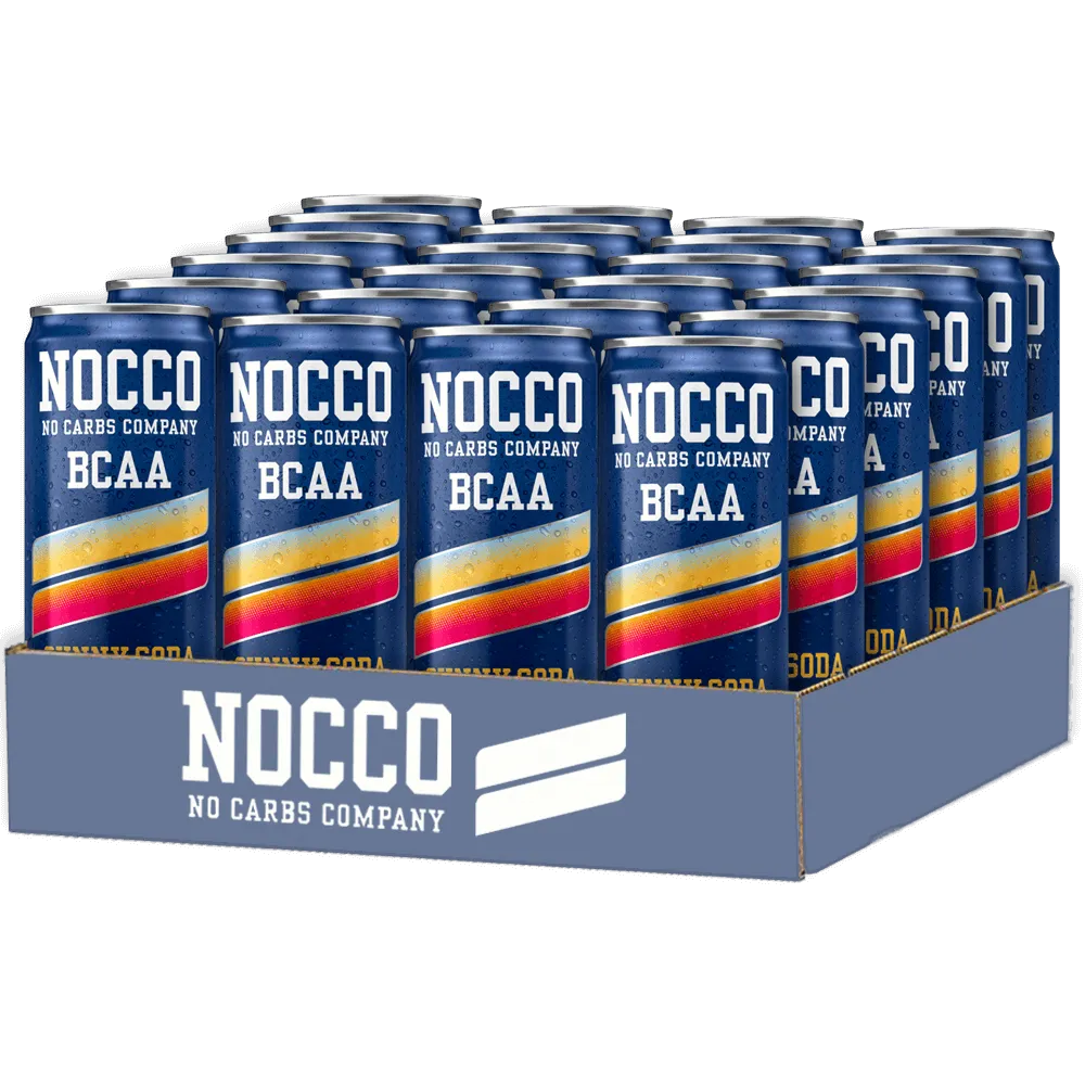 NOCCO BCAA Sunny Soda - 24x330ml. (inkl. SE pant)