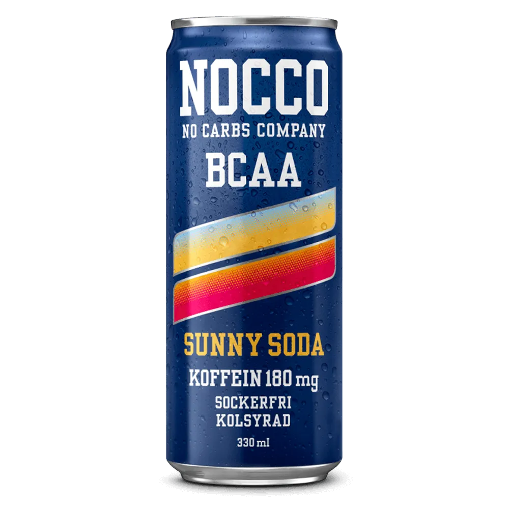 NOCCO BCAA Sunny Soda - 24x330ml. (inkl. SE pant)