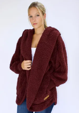 Nordic Beach Sweater - Chocolate Cherry