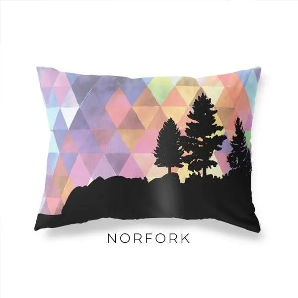 Norfork, Arkansas geometric skyline