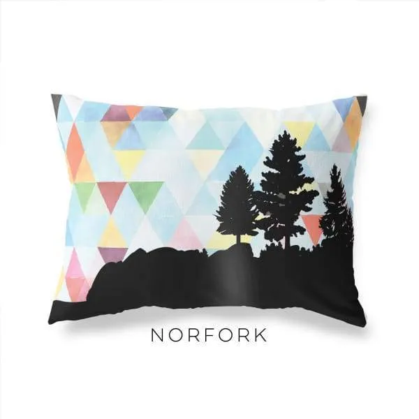 Norfork, Arkansas geometric skyline