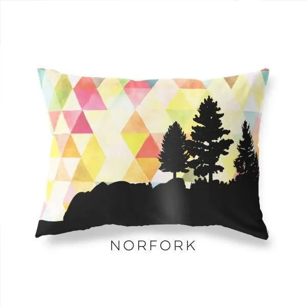 Norfork, Arkansas geometric skyline
