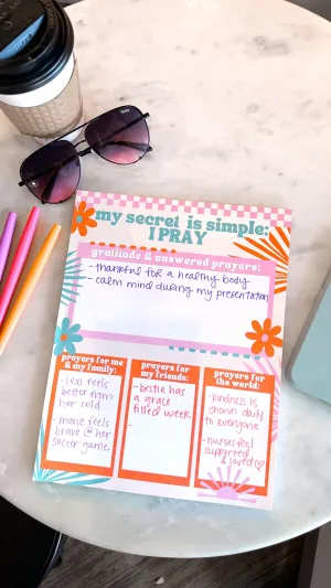 Notepad - My Secret Is Simple - Pack of 12