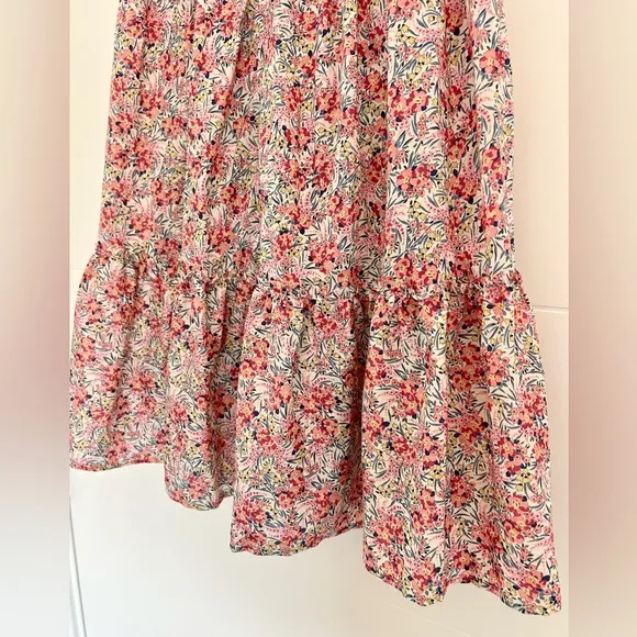NWT Bon Bon Floral Printed Midi Skirt Size XS