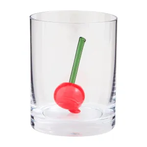 Old Fashioned Cherry Glass by Mud Pie