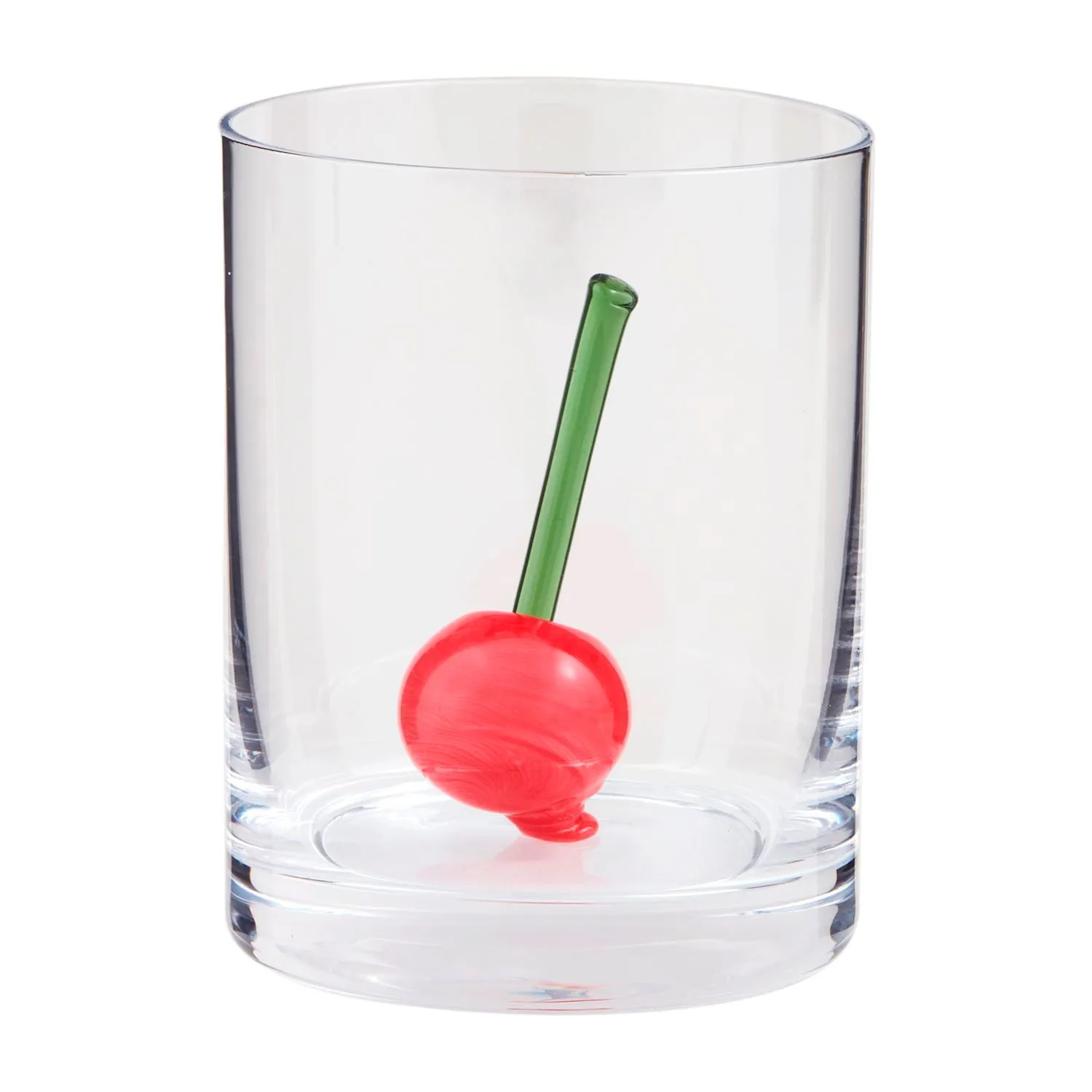 Old Fashioned Cherry Glass by Mud Pie