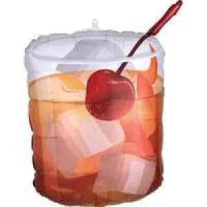 Old Fashioned Cocktail Foil Balloon