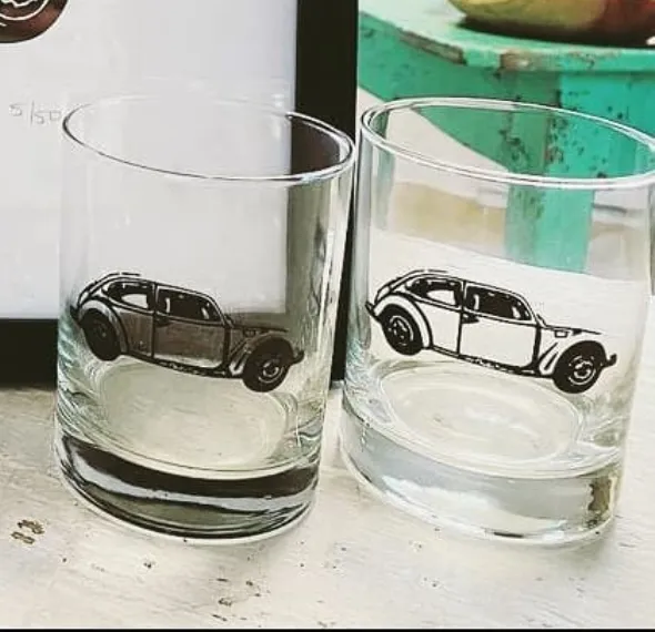 Old-fashioned Glass/Mugs with CT Artist Graphic