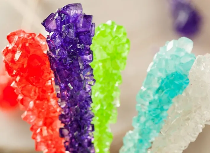 Old Fashioned Rock Candy on a Stick