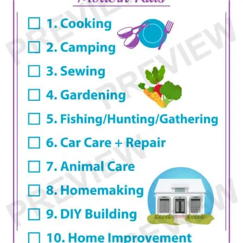 Old Fashioned Skills For Modern Kids