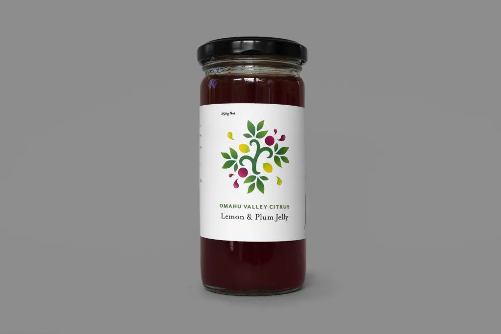 Omahu Valley Citrus Lemon & Plum Jelly 250g