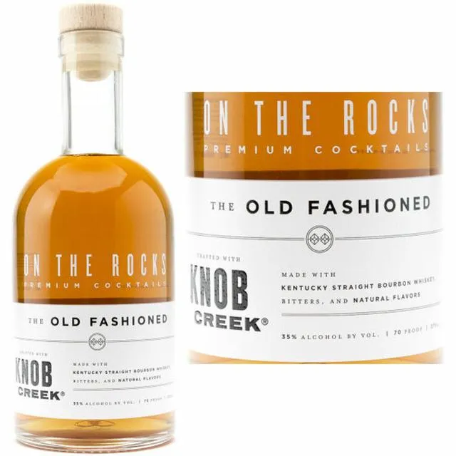 On The Rocks Knob Creek Old Fashion 375 ml