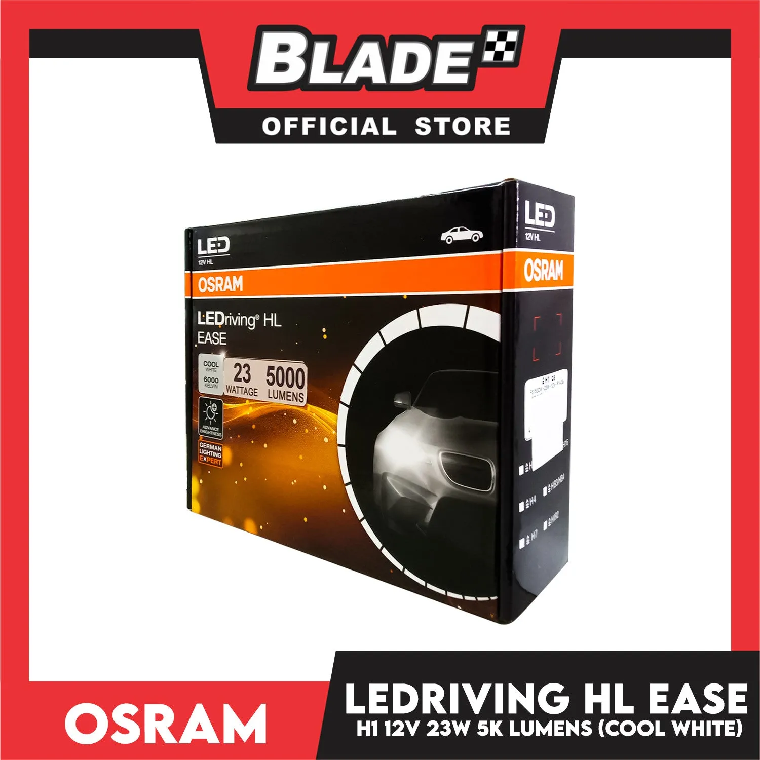 Osram LEDRIVING HL EASE 5000lm 6000k 12V 23W H1 F6150CW (Cool White)