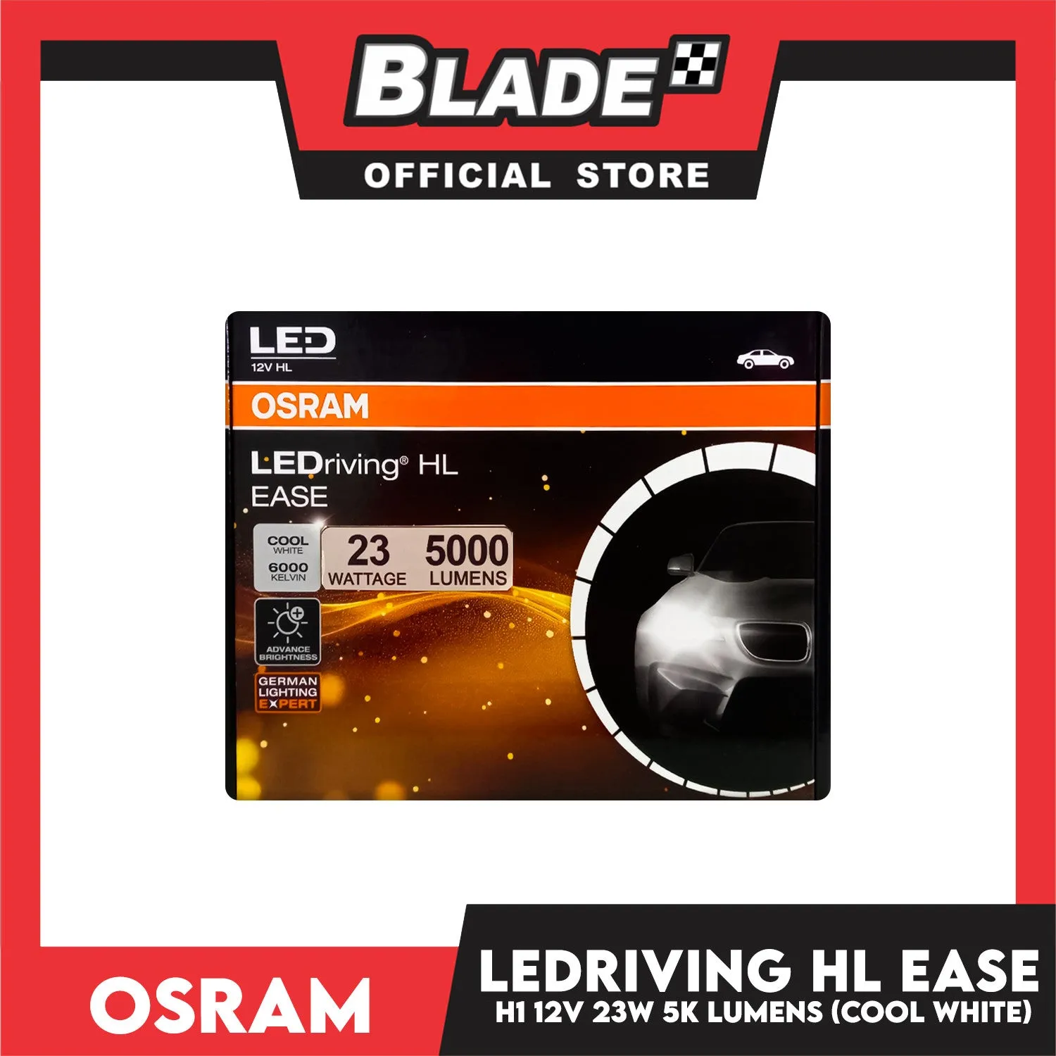 Osram LEDRIVING HL EASE 5000lm 6000k 12V 23W H1 F6150CW (Cool White)