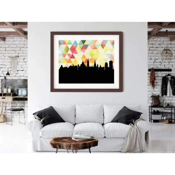 Ottawa, Ontario geometric skyline