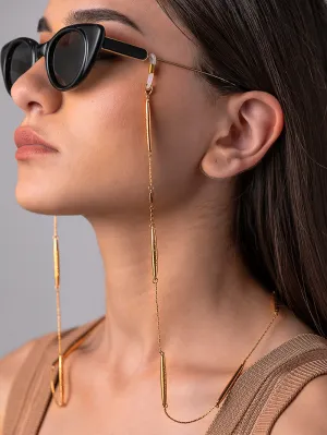Outhouse   -   Le Lien La Lien Monogram Lanyand in Gold