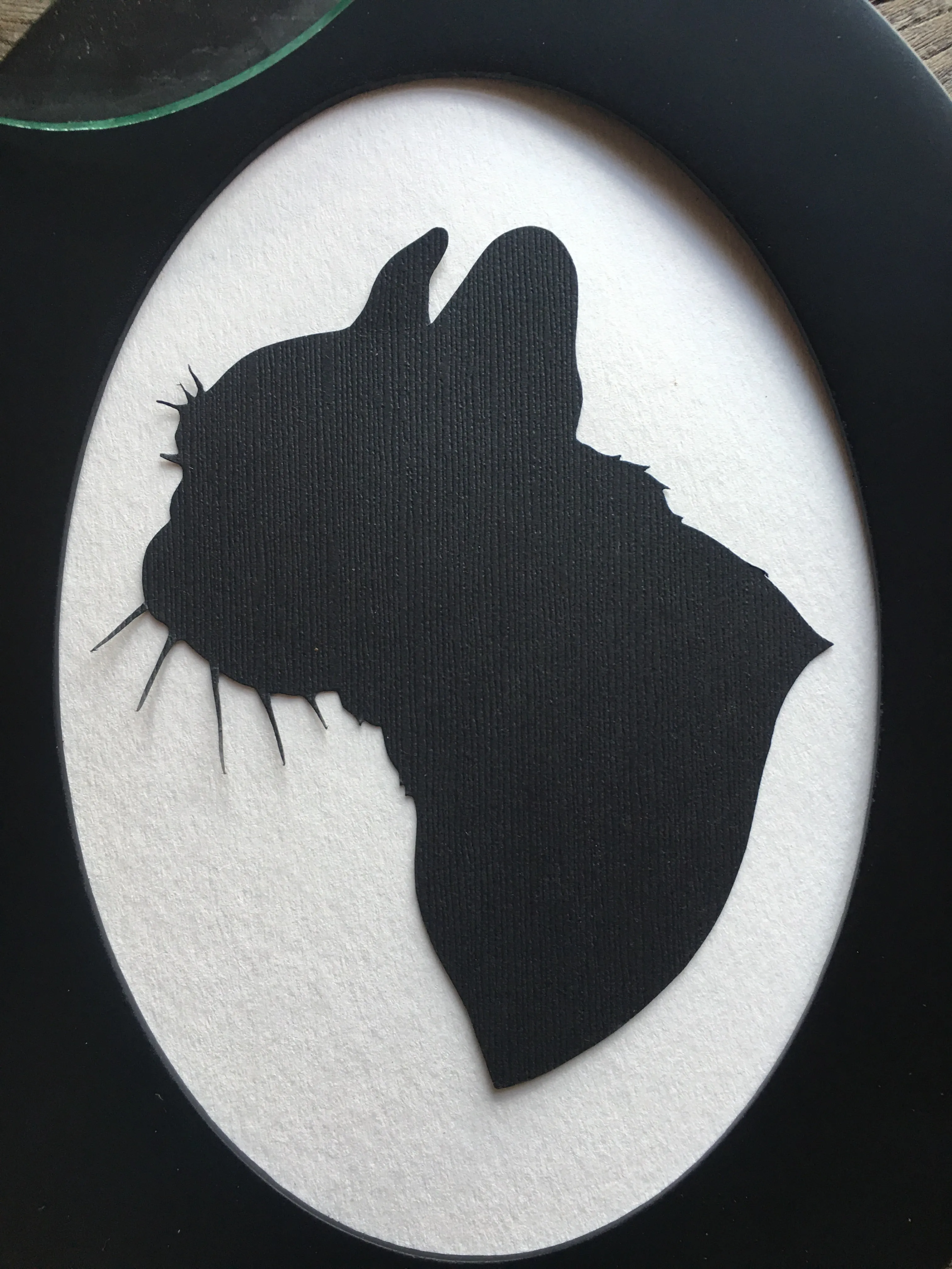 Oval Framed Custom Pet Portrait - Custom Pet Gift