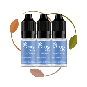 Pack e liquides naturels Classic