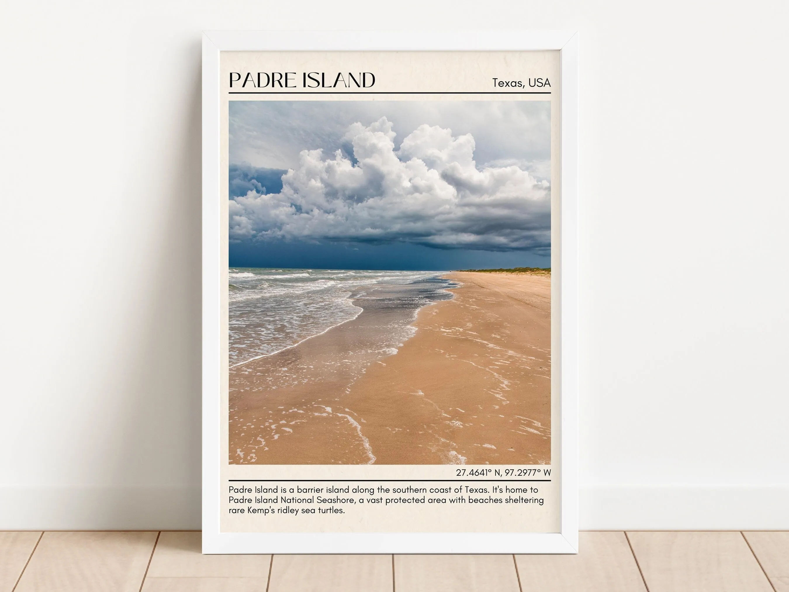 Padre Island Wall Canvas, USA
