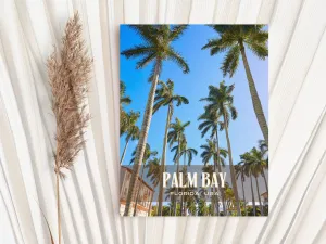 Palm Bay Retro Wall Art, Florida, USA